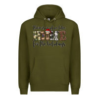 Army Green army christmas proud veteran Premium Hoodie - Jasminsmagicworld