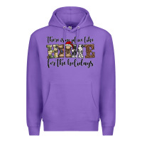Purple army christmas proud veteran Premium Hoodie - Jasminsmagicworld