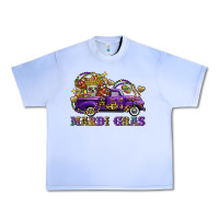 Grape Ice mardi gras skull truck Urban Heavy Tee - FaDigitalArtStudio