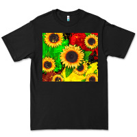 Black juneteenth sunflowers Premium Tee - CowGirlArtShop