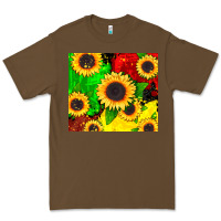 Cacao juneteenth sunflowers Premium Tee - CowGirlArtShop