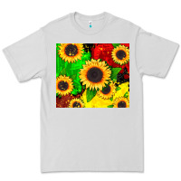 Dove Grey juneteenth sunflowers Premium Tee - CowGirlArtShop