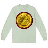 Matcha american football round earrings Long Sleeve Tee - BundleAndBundleShop