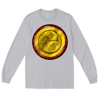 Moon Dust american football round earrings Long Sleeve Tee - BundleAndBundleShop