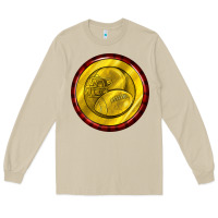 Mushroom american football round earrings Long Sleeve Tee - BundleAndBundleShop