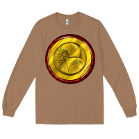 Toasted Coconut american football round earrings Long Sleeve Tee - BundleAndBundleShop