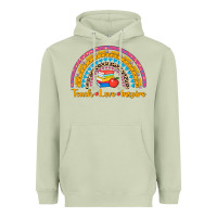 Matcha back to school rainbow teach love inspire Heavyweight Hoodie - AdoDesignShop