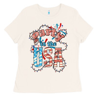 Bone Party in the USA 4th of july Ladies Tee - HowdyJamesFarm