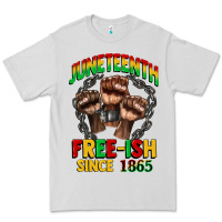 Dove Grey juneteenth free ish since 1865 Premium Tee - CowGirlArtShop