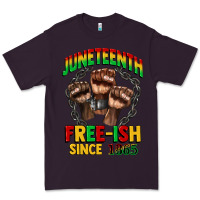 Plum juneteenth free ish since 1865 Premium Tee - CowGirlArtShop