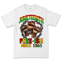 White juneteenth free ish since 1865 Premium Tee - CowGirlArtShop