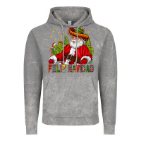 Cloud Rock Feliz Navidad Santa With Cactus Vintage Hoodie - BundleAndBundleShop