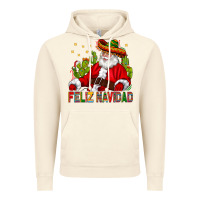 Vintage Artic Feliz Navidad Santa With Cactus Vintage Hoodie - BundleAndBundleShop