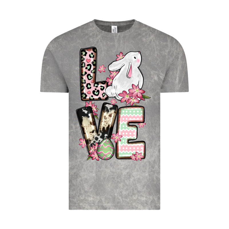 Love Easter Bunny Vintage Tee by OliviaCreatesArt | Teevron