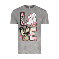 Cloud Rock Love Easter bunny Vintage Tee - OliviaCreatesArt