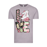 Vintage Zinc Love Easter bunny Vintage Tee - OliviaCreatesArt