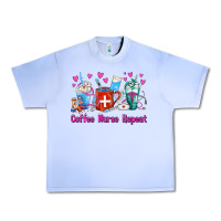 Grape Ice Coffee Nurse Repeat Nurse Coffee Cups Urban Heavy Tee - FaDigitalArtStudio