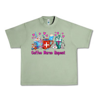 Oil Green Coffee Nurse Repeat Nurse Coffee Cups Urban Heavy Tee - FaDigitalArtStudio