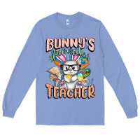 Colony Blue Bunny's Favorite Teacher Easter Day Long Sleeve Tee - FaDigitalArtStudio