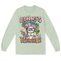 Matcha Bunny's Favorite Teacher Easter Day Long Sleeve Tee - FaDigitalArtStudio