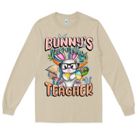 Mushroom Bunny's Favorite Teacher Easter Day Long Sleeve Tee - FaDigitalArtStudio