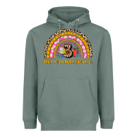 Back To School Rainbow Hello Third Grade Heavyweight Hoodie | Teevron
