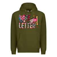 Army Green Love Letter Premium Hoodie - SublimationCraftShop