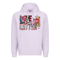 Lilac Love Letter Premium Hoodie - SublimationCraftShop