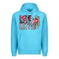 Ocean Blue Love Letter Premium Hoodie - SublimationCraftShop