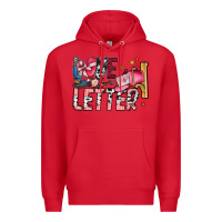 Red Love Letter Premium Hoodie - SublimationCraftShop