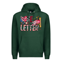 Sports Green Love Letter Premium Hoodie - SublimationCraftShop