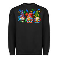 Black autism gnomes Heavyweight Sweatshirt - AdoDesignShop