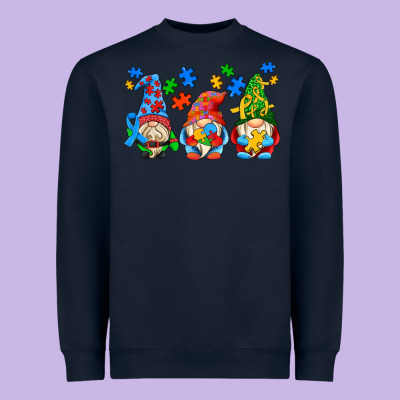 Autism Gnomes Heavyweight Sweatshirt Designed By Adodesignshop