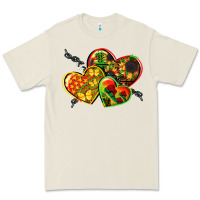Bone juneteenth hearts Premium Tee - CowGirlArtShop