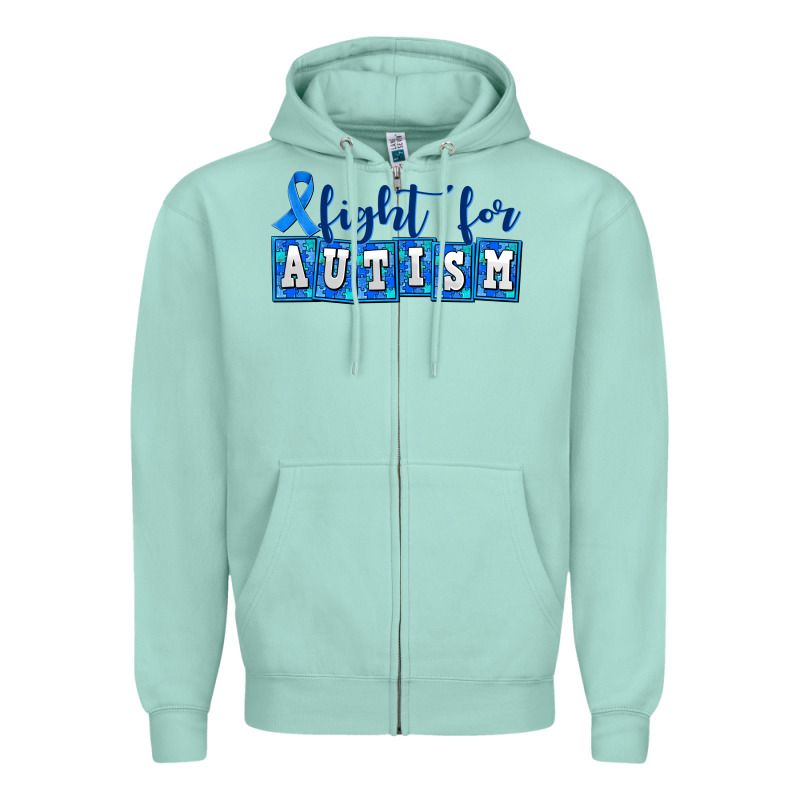 Fight For Autism Zipper Hoodie by AdoDesignShop | Teevron