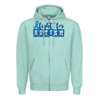 Seafoam fight for autism Zipper Hoodie - AdoDesignShop