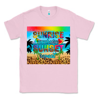 Bubblegum Pink sunrise sunburn sunset repeat Classic Tee - Artiststas