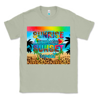 Matcha sunrise sunburn sunset repeat Classic Tee - Artiststas