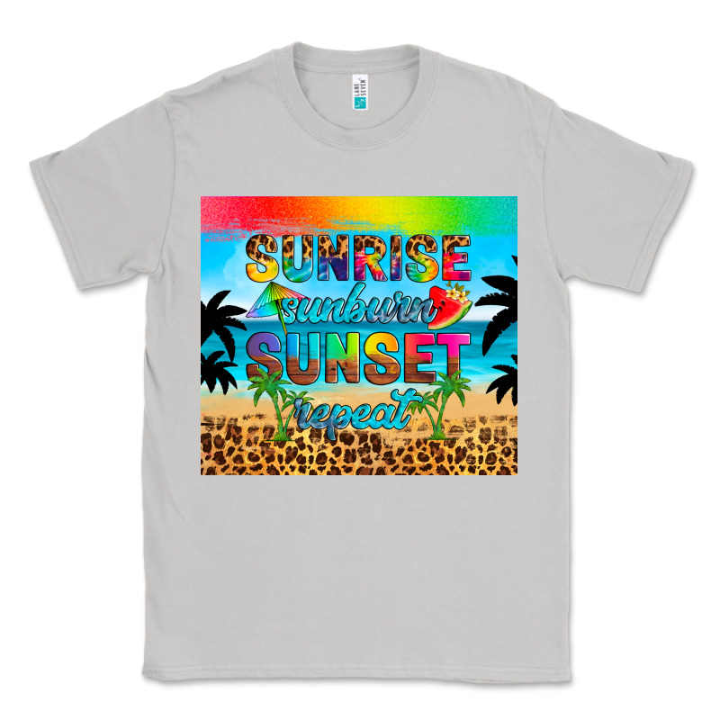 Sunrise Sunburn Sunset Repeat Classic Tee by Artiststas | Teevron