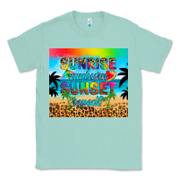 Seafoam sunrise sunburn sunset repeat Classic Tee - Artiststas