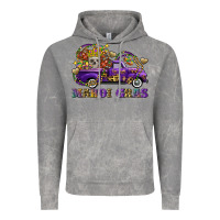 Cloud Rock mardi gras skull truck Vintage Hoodie - FaDigitalArtStudio