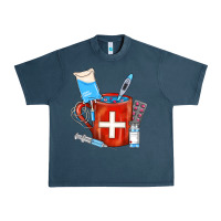 Midnight Navy Nurse Coffee Mug Urban Heavy Tee - FaDigitalArtStudio