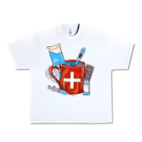 White Nurse Coffee Mug Urban Heavy Tee - FaDigitalArtStudio
