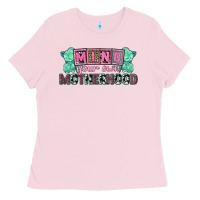 Bubblegum Pink Mind your own Motherhood  Mother's Day Ladies Tee - CowGirlArtShop