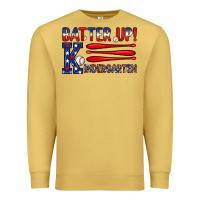 Antique Gold patriotic baseball kindergarten theme Premium Sweatshirt - JahusDesignShop