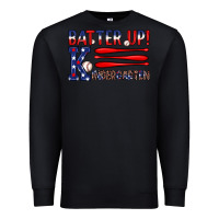 Black patriotic baseball kindergarten theme Premium Sweatshirt - JahusDesignShop