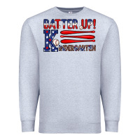 Heather Grey patriotic baseball kindergarten theme Premium Sweatshirt - JahusDesignShop