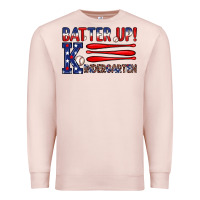 Pale Pink patriotic baseball kindergarten theme Premium Sweatshirt - JahusDesignShop