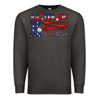 Smoke patriotic baseball kindergarten theme Premium Sweatshirt - JahusDesignShop