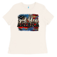 Bone God bless America  4th of July Ladies Tee - CowGirlArtShop
